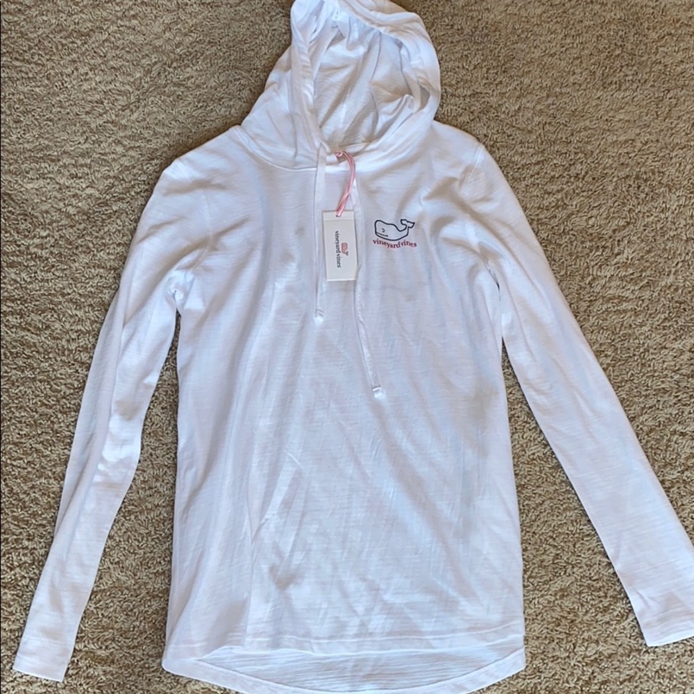 Vineyard Vines Graphic Hoodie Tee Vintage Whale